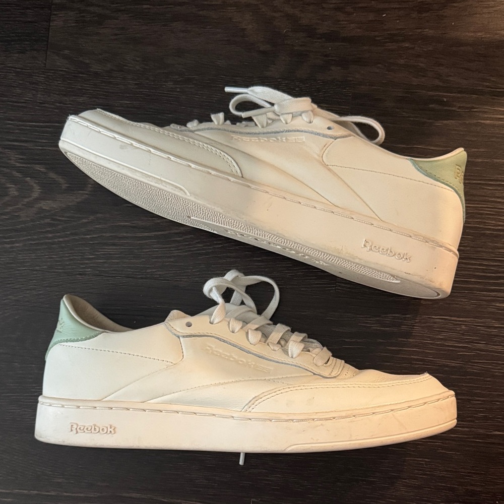 Reebok Cream and Mint Sneakers